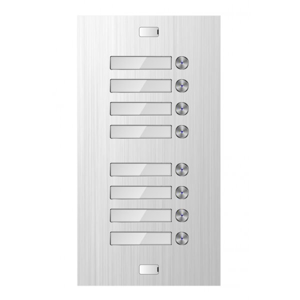 BALTER EVO Silver Türstation-Erweiterung für 8 Teilnehmer, 2-Draht BUS Technologie, Unterputz-Montage