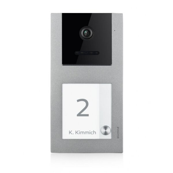 BALTER EVO Grey Aufputz-Türstation für 1 Teilnehmer