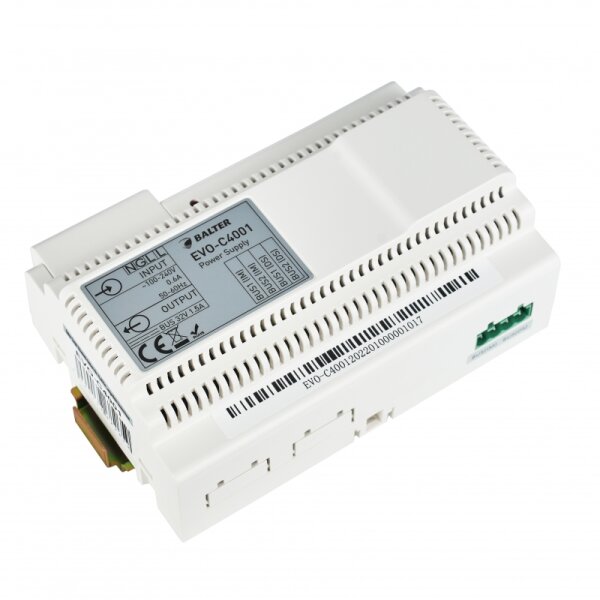 BALTER EVO Hauptstromverteiler, 2-Draht BUS Technologie, Stromversorgung für EVO Monitore und Türstationen