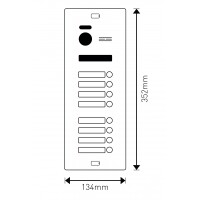 BALTER EVO-HD Silver Türstation für 8 Teilnehmer, 
