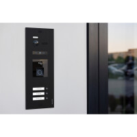 BALTER EVO-HD-BLACK-FN-3FAM Türstation in Schwarz f&uum