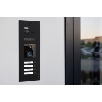 BALTER EVO-HD-BLACK-FN-4FAM Türstation in Schwarz f&uum